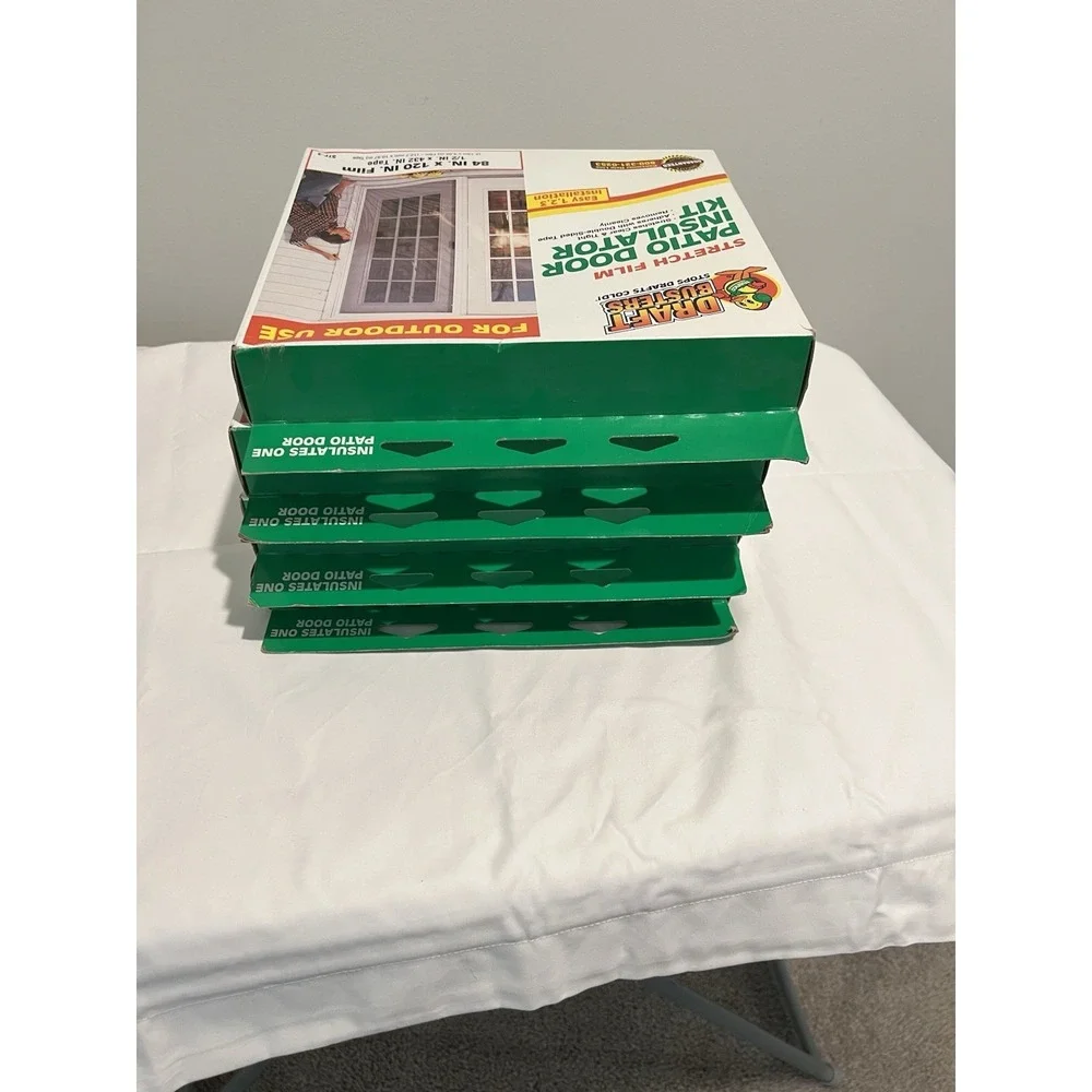 Set‎ Of 4 Draft Busters Patio Door Insulator Kit 84